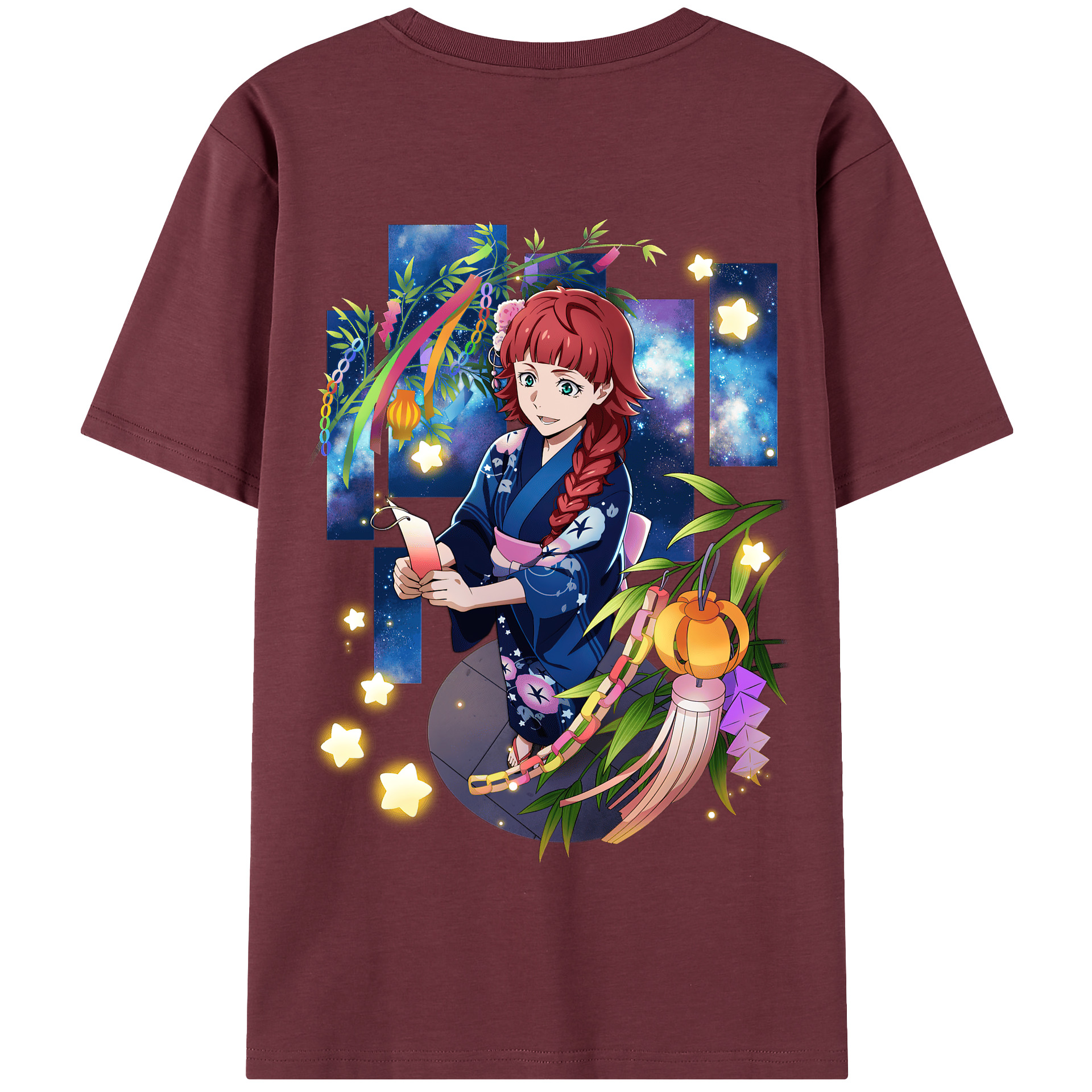 （画像用） 文豪ストレイドッグス Bungo Stray Dogs 綿100％半袖Tシャツ（背面プリント）